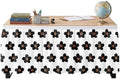 Sanwarm Table Skirt, 29" x 108", for Rectangular & Round Desk Daisy Floral by SanwarmHomeDecor