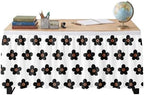 Sanwarm Table Skirt, 29" x 108", for Rectangular & Round Desk Daisy Floral by SanwarmHomeDecor