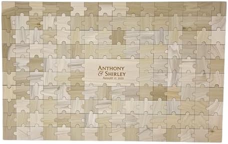 Palmetto Engraving Personalized Wedding Guest Book Puzzle, 153 Piece by PalmettoEngraving