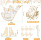 Chunful 64 Pcs Goose Baby Shower Party Decorations Guest Book Alternative - Image 2