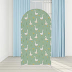 Silly Goose Arch Backdrop Cover for Baby Shower 5FT Green Stretchy Arched Cover 1st Baby Birthday Party Decorations - Image 2