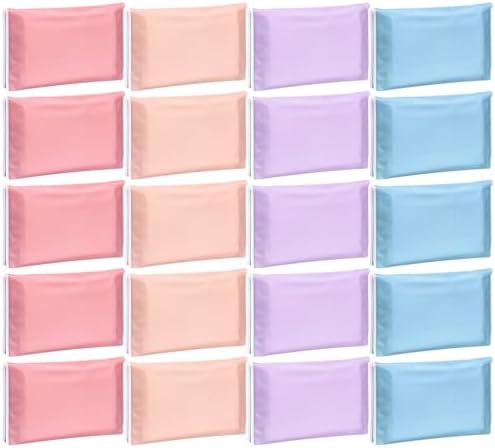 PerKoop 100 Pack Pocket Tissues Travel Slim Packs Small Facial Tissues Wallet Size Toilet Paper for Travel Guest Wedding Supplies, 4 Styles (Morandi Style) by PerKoop