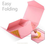 PACKHOME 6 Pink Gift Boxes 9x6.5x3.8in with Magnetic Lids - Image 5