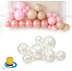 Garland Balloons Reusable, PVC Party Decor Arch Kit，7balls-White by Unknown