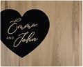 Andaz Press Large Wooden Welcome Sign for Wedding Rustic Welcome Sign 16" x 20" Custom Names with Heart Design Fall Wedding Signage English Oak MDF Wood Finish Reception Indoor Outdoor Signs Display by AndazPress