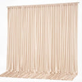 40x10ft Light Apricot Backdrop Curtain Panels for Parties - Wrinkle Free Polyester Photo Curtain Backdrop Wedding Back Drop Fabric Drapes for Party Decorations Background for Photography by WishCare