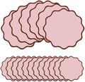 100Pcs Pink Thick Paper Placemats, Disposable Waterproof Wedding Place Mats by Unknown