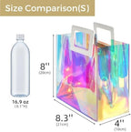 VUOJUR 8.3'' 10pcs Holographic Small Gift Bags Reusable Birthday Gift Bags - Image 6