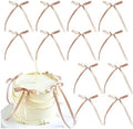 400 Pcs Purple Satin Ribbon Bows Cake Toppers by Unknown