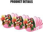 Baby Gift Basket Bassinet Shape Box, 3pc Pack, Floral Sweet Dipped Strawberries, Baby Shower Gender Reveal Party (Pink, 14.3"Lx8.5"Wx3.2"H) - Image 3