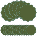 100Pcs Avocado Green Thick Paper Placemats Disposable Waterproof Place Mats by Unknown