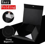 BoxSkivra Black Extra Large Gift Box 19x16x6 Inch Jumbo Box, 3 Pack - Image 4