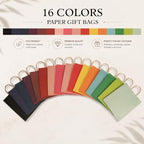 BLEWINDZ 100Pcs Medium Paper Gift Bags with Handles Bulk 10.6×8.2×4.3 In - Image 3