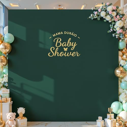 Square Backdrop Arch Cover Hunter Green 6.6FT x 6.6FT Square Arch Backdrop Covers Stretchy Spandex Fitted Square Backdrop Cover for Birthday Party Wedding Ceremony Banquet Decoration - Image 3