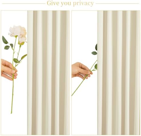 40ft x 10ft Wrinkle Free Beige Wedding Backdrop Curtains for Party Bridal Shower Reception Decorations Beige Fabric Curtain Backdrops Drapes for Photography Baby Shower Birthday Background - Image 7