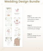 Gold 2Pack Wedding Welcome Sign Stand, Easel Stand for Sign Poster - Image 6