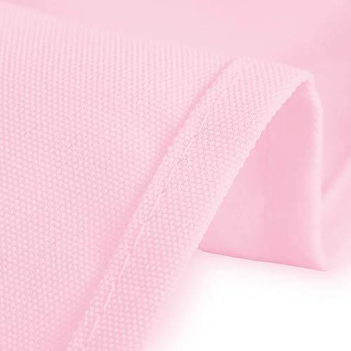 LTC LINENS 5 Pack Pink Rectangular Tablecloths 60 x 102 Inches for 6 Feet Rectangle Banquet Tables with Half-Drop - Stain and Wrinkle Resistant Polyester Cloth Table Covers for Party, Baby Shower - Image 4
