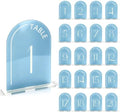 Baby Blue Acrylic Wedding Table Number 1-20 Set by Unknown