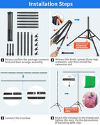 Hemmotop T Shape Backdrop Stand 8x7.5ft(HxW) Portable - Image 6