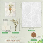 150PCS Wedding Invitation Kit, 5x7 Pre-Folded Vellum Jackets & Wax Seals - Image 2