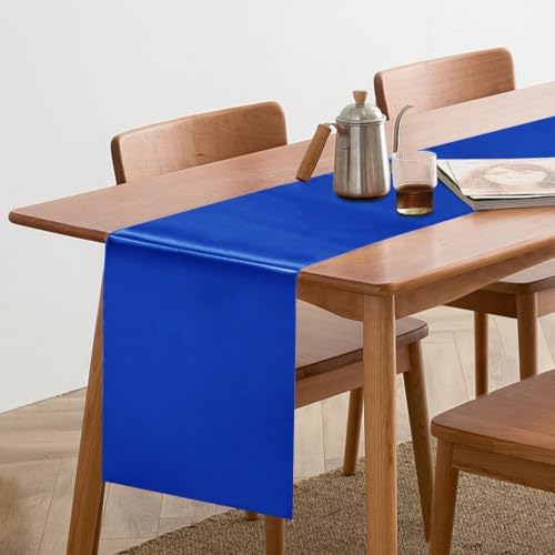 20 Pack Satin Table Runner 12 X 108 Inch Silk Table Runner for Party,Wedding, Birthday, Banquets,Decoration(Royal Blue) - Image 2