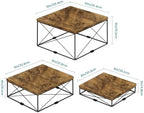 ELITEROO Buffet Risers, Wood Food Riser for Buffet Table, Rustic Brown - Image 5