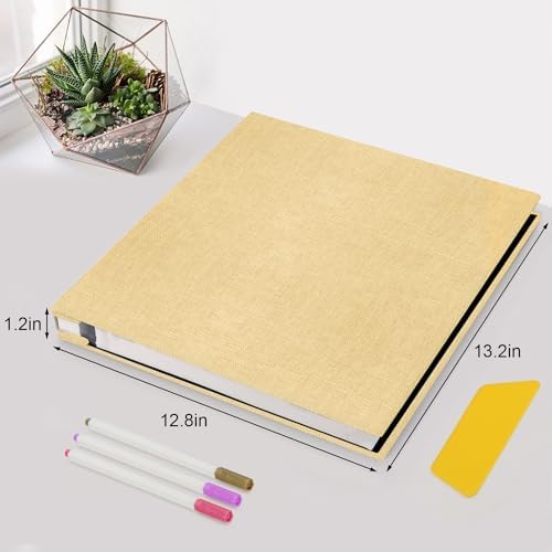 Zesthouse Large 18In Photo Album Self Adhesive 60 Pages, Scrapbook Albums with Sticky Page Holds 10x12 & 8x10 & 5X7 & 4x6 Pictures, DIY Photo Book Ideal Gift for Family Wedding Baby - Image 2