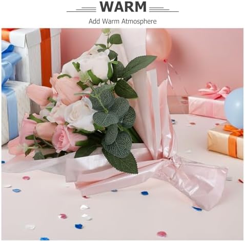 VINTORKY 40 Sheets Pink Tissue Paper Bulk for Wrapping - 27.6x20, 38gsm Decorative Tissue Paper Sheets for Easter Mother's Day Baby Showers Wedding Spring Art Crafts - Image 6