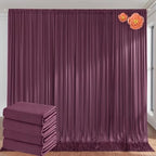 20ft x 10ft Wrinkle Free Maroon Backdrop Curtains for Parties, Thick Fabric Burgundy Backdrop Drapes for Wedding Background Baby Shower Birthday Parties by ENJOYYOURPARTY