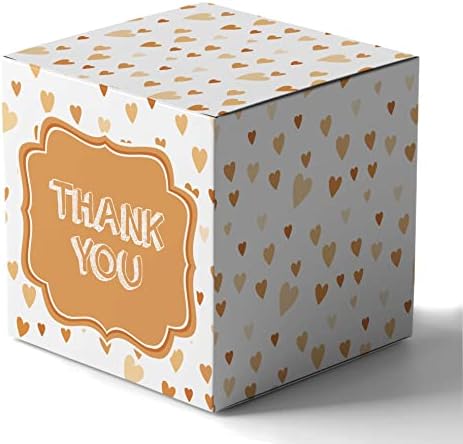 Paper Box - Mini Favor Box For Baby Shower 4x4x4 Inches Paper Gift Boxes, Candy Paper Box For Party Favors, Baby Shower Cloud & Balloons,Boy/Girl Theme- Pack Of 20 by Inkdotpot