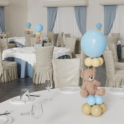 YALLOVE 10-Pack 23.6-Inch Clear Acrylic Balloon Centerpiece Stands - Image 6