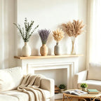 530/450Pcs Dried Pampas Grass Set for Dry Flower Home Decor (530Pcs Nature) - Image 4