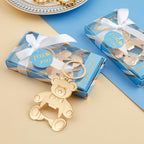Baby bottle Opener Baby Shower Party Gift Bottle Opener Cute Bear Shape Bottle Opener Guest Wedding Party Gift Back Children's Birthday Party decoration（blue 24/packs） - Image 3