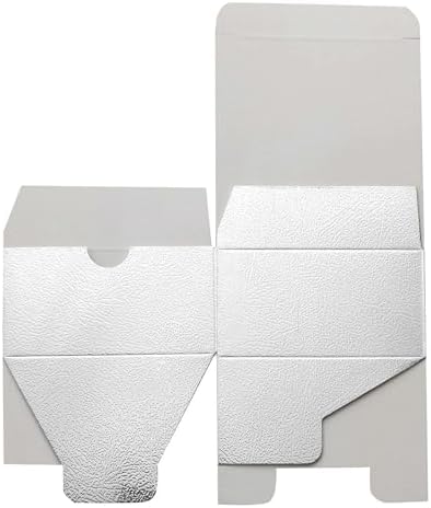 Efavormart 100 Pack 4"x4"x2" Silver Metallic Cake Favor Boxes, Shimmering Cardstock Candy Treat Gift Boxes for Holiday and Anniversary Events - Image 6