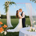 Metal Adjustable Square Arches Backdrop Heavy Duty Wedding Stand - Image 6