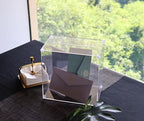 Clear Acrylic Wedding Card Box, DIY Large Card Box with Clear Assembly Parts, Party Cards Receiving for Birthdays, Graduation & Baby Shower Decorations, Easy for Traveling(10x10x6.18”) - Image 6