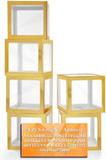 Ledido Transparent Balloon Boxes with 78 Letters Numbers for Custom Name by Ledido