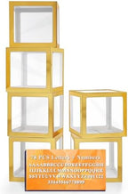 Ledido Transparent Balloon Boxes with 78 Letters Numbers for Custom Name by Ledido