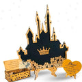Fairytale Princess Castle Drop Box Guest Book Alternative, Wedding Birthday by Handmade