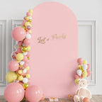 Wokceer 7.2FT Arch Backdrop Stand and Cover Set,Arch Stand with Blush Cove - Image 7