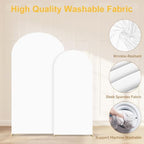 Metal Arch Backdrop Stand and Cover Set 7.2FT/6FT - Image 4