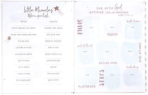 C.R. Gibson Baby Keepsake Memory Book, 9" x 11.13", Little Blessings - Image 5