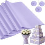 500 Sheets Lavender Tissue Paper Bulk 15 x 20 Inch for Fall Wedding Gifts by Qilery