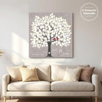 MuralMax Personalized Wedding Signing Tree Canvas Guest Book Wall Art - Image 7