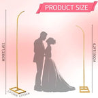 Half Balloon Arch Stand Set of 2, 7.5FT & 6.2FT Balloon Arch Kit - Image 3