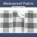 Hiasan Buffalo Plaid Table Runner Grey and White 14W x 60L, 1 Piece - Image 5