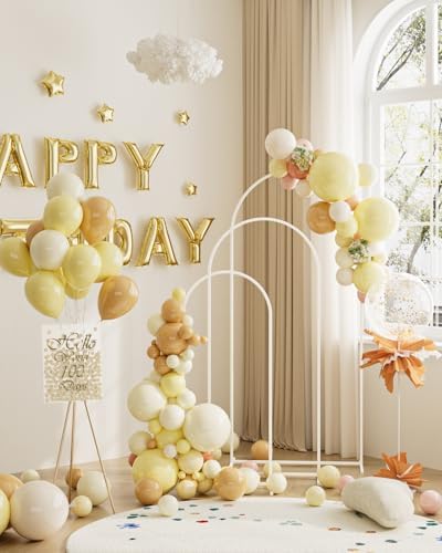 Wedding Arch, Metal Arch Backdrop Stand, White, 6FT, 5FT, 4FT - Image 4