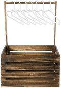Suzile Baby Shower Crate Wooden Closet Baby Basket Gift,Black Walnut Color by Suzile
