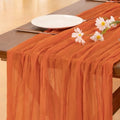 Cheesecloth Table Runner Fall Boho Wedding Birthday Party Home Decor by Socomi