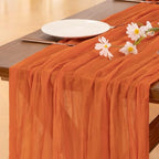 10 Pack Cheesecloth Table Runner Fall Boho Gauze Wedding Party Home Decor - Image 2